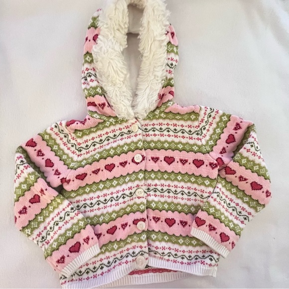 Gingerbread Girl Fair Isle Hooded Sweater - Picture 1 of 7